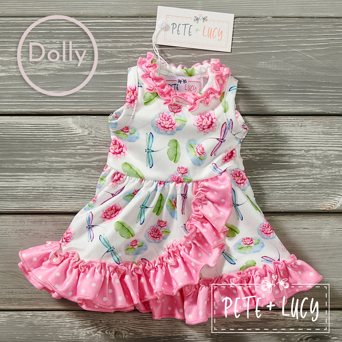 Lily's Lily Pond Doll Dress