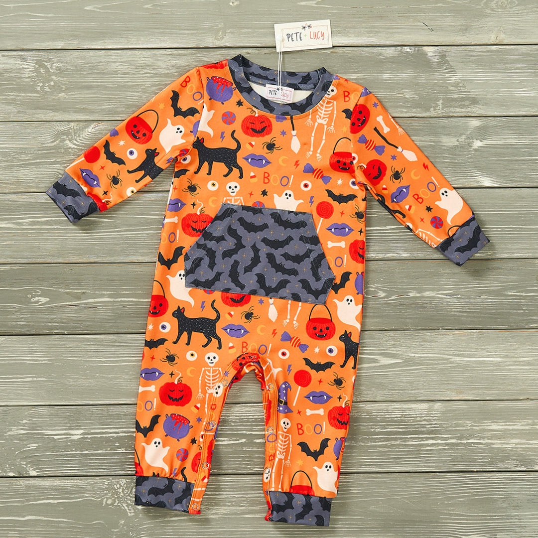 No Tricks, Just Treats Romper
