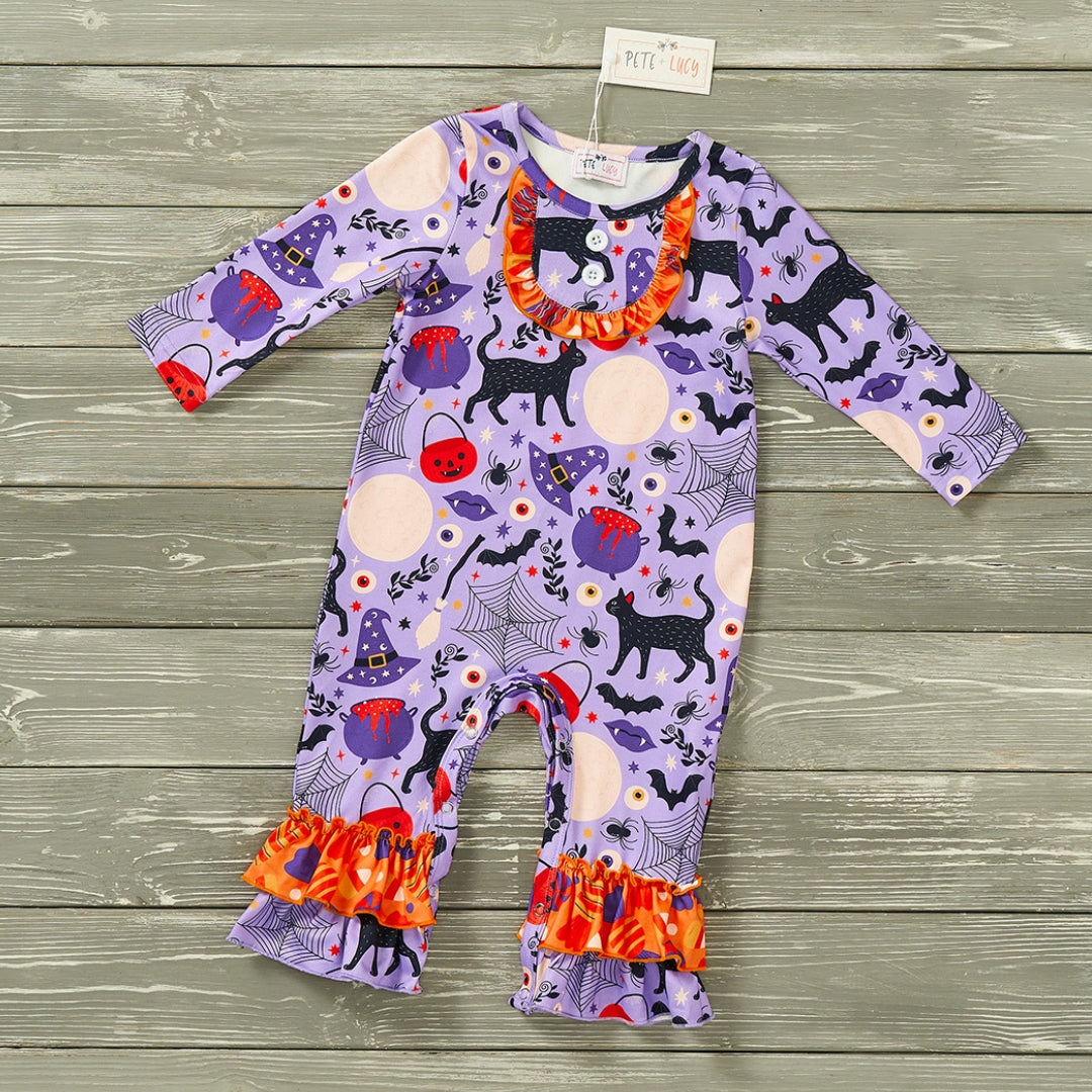 No Tricks, Just Treats Romper