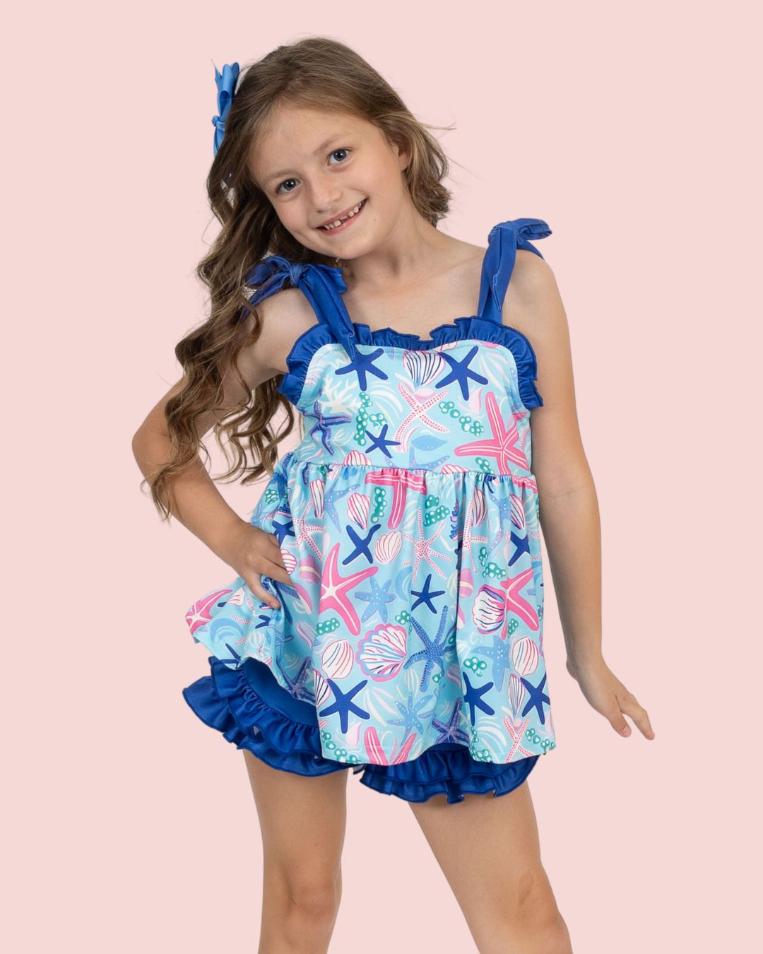 Seaside Stars Shorts Set