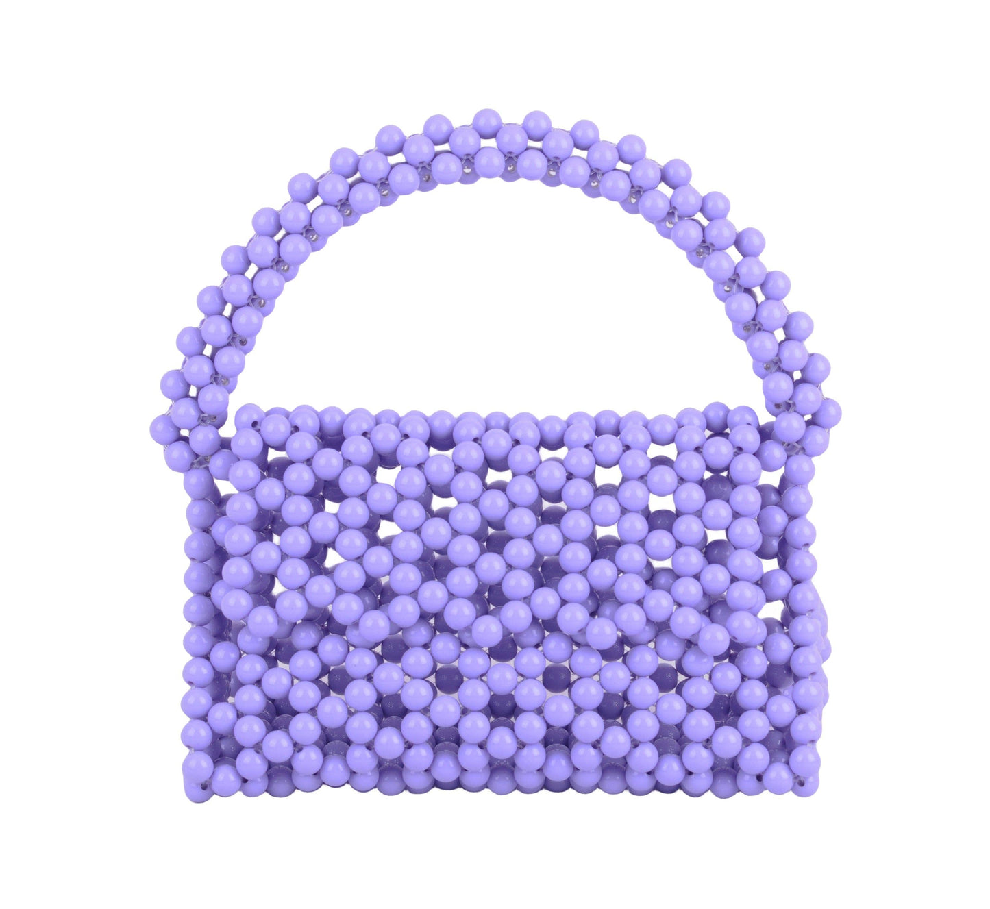 70's Style Hand-Beaded Satchel - Choose Color