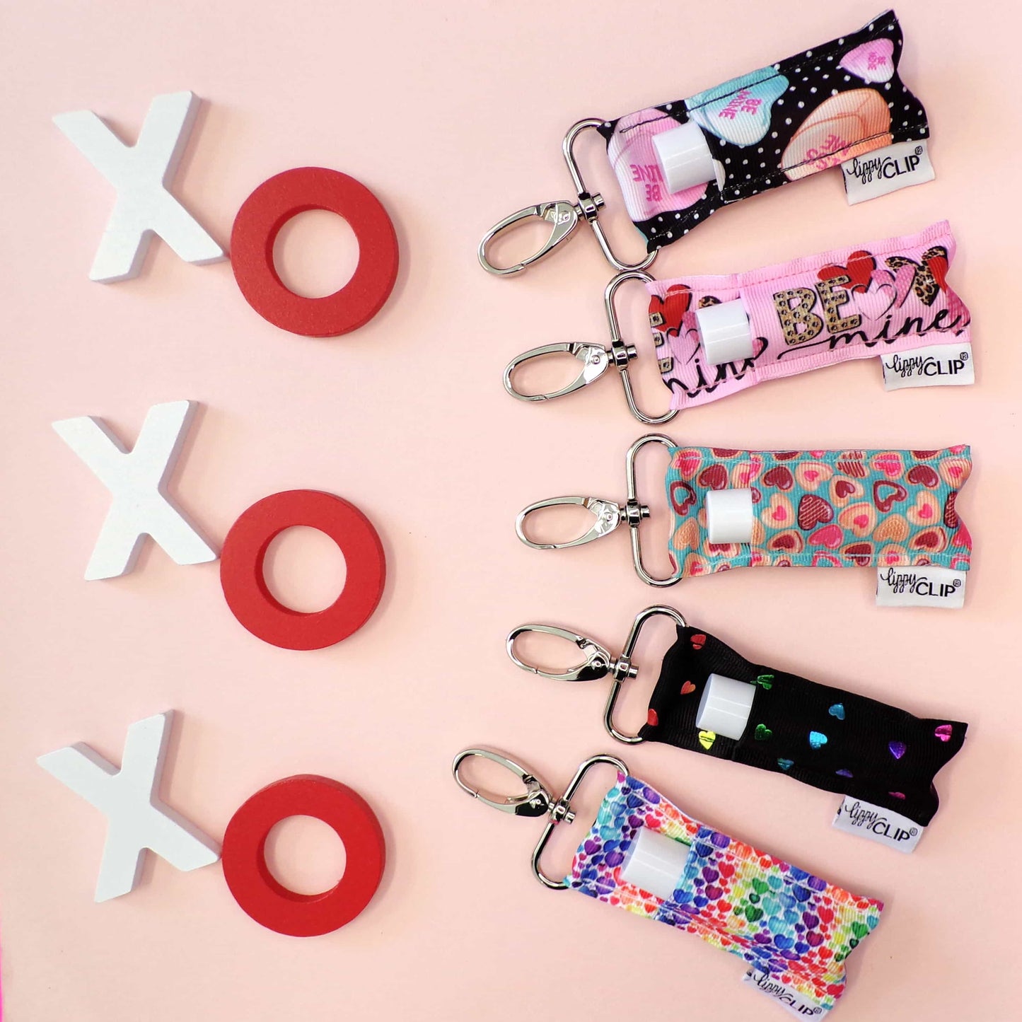 Conversation Hearts Black Dots LippyClip®