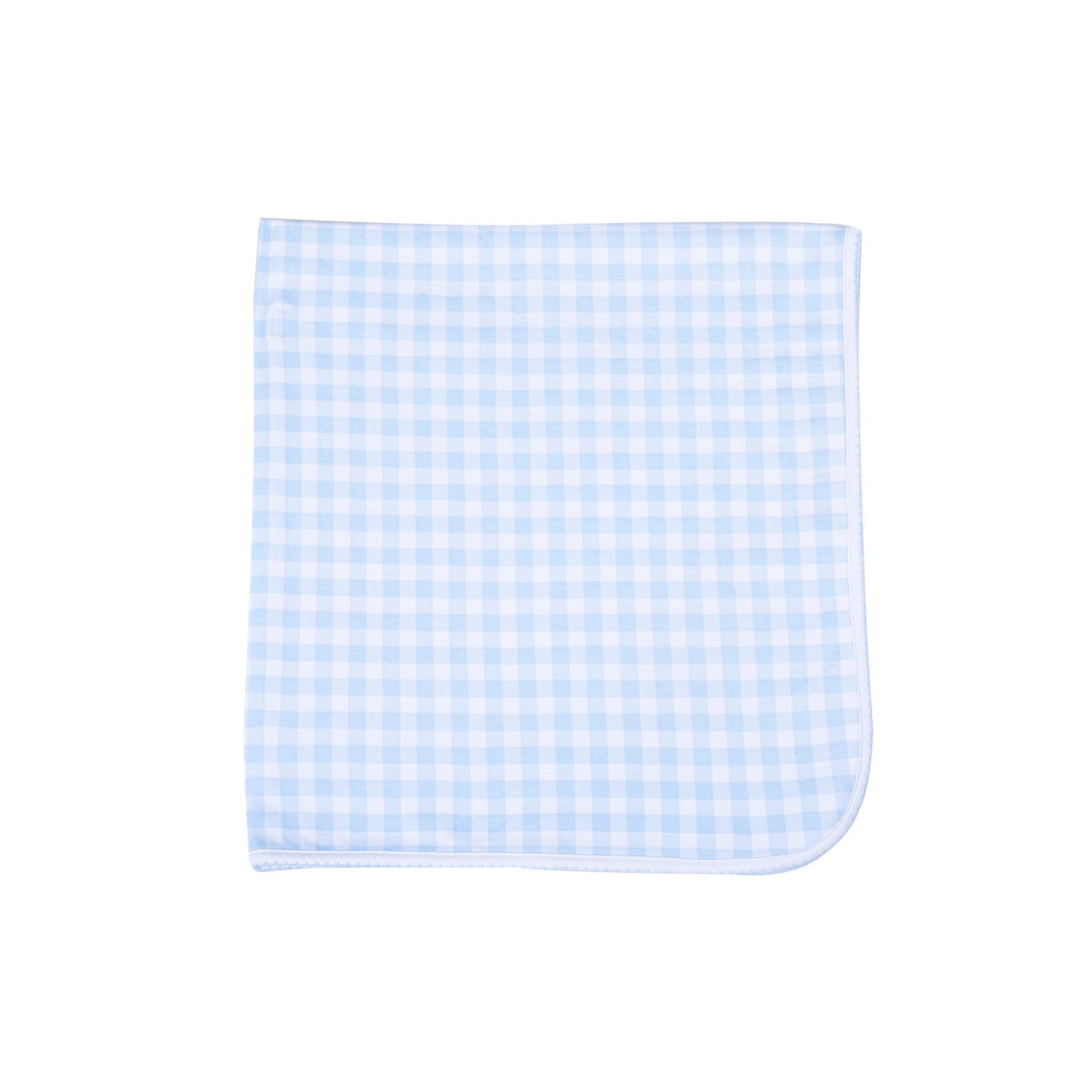 Baby Checks Receiving Blanket - Blue