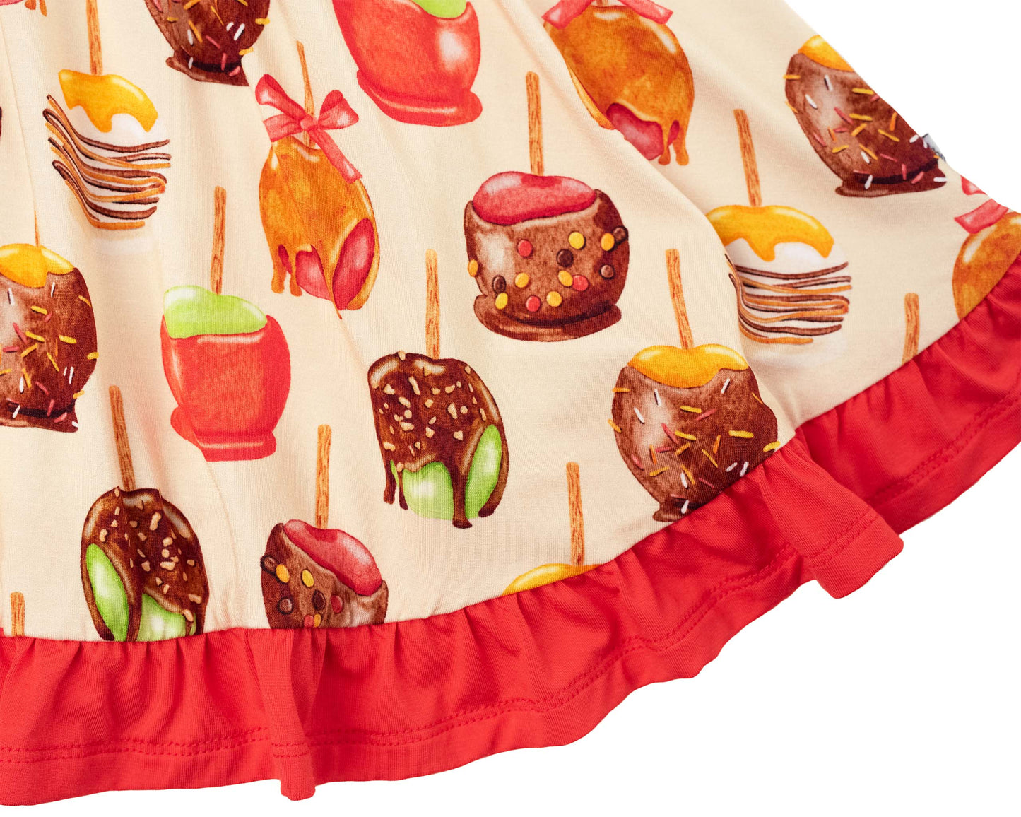 Candy Apples Bamboo Ruffle Dress