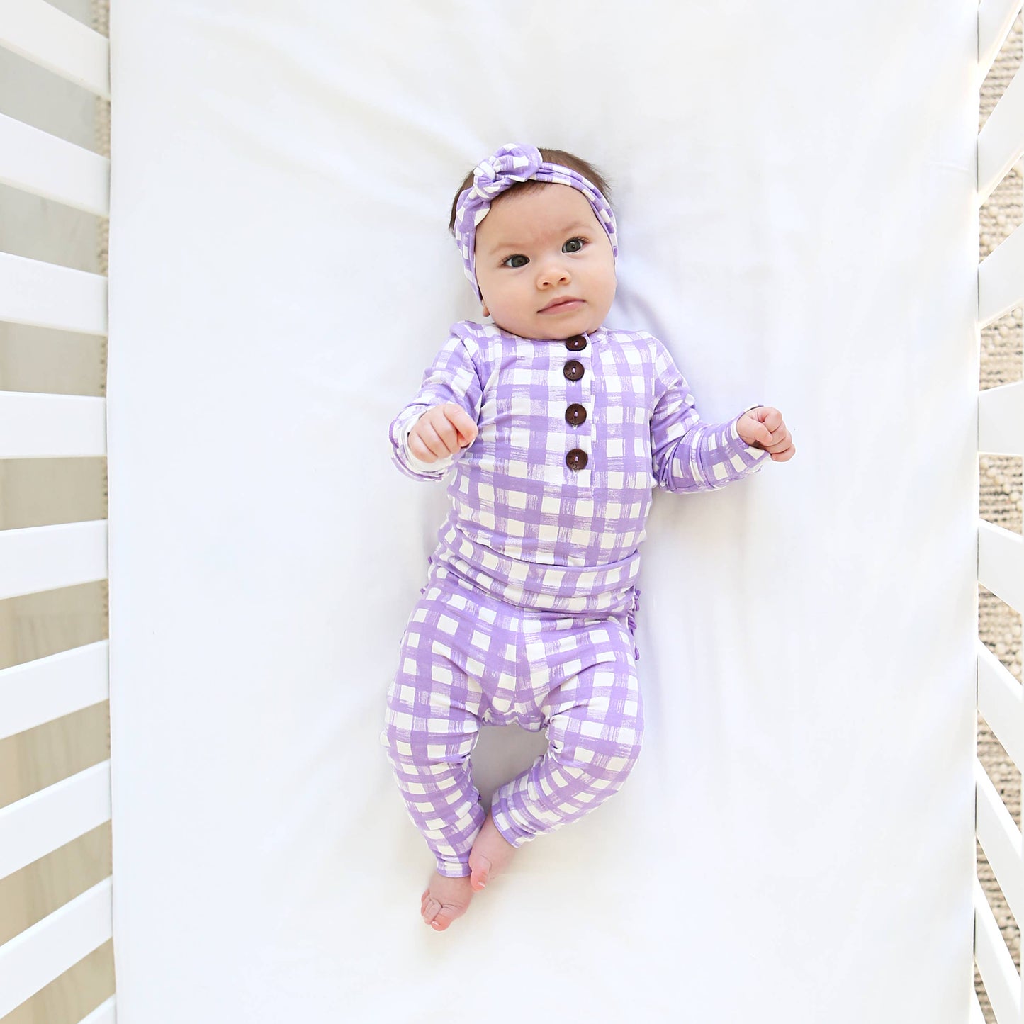 Bamboo Headband Accessories Topknot Baby Girl Clothes PurpleMarlie