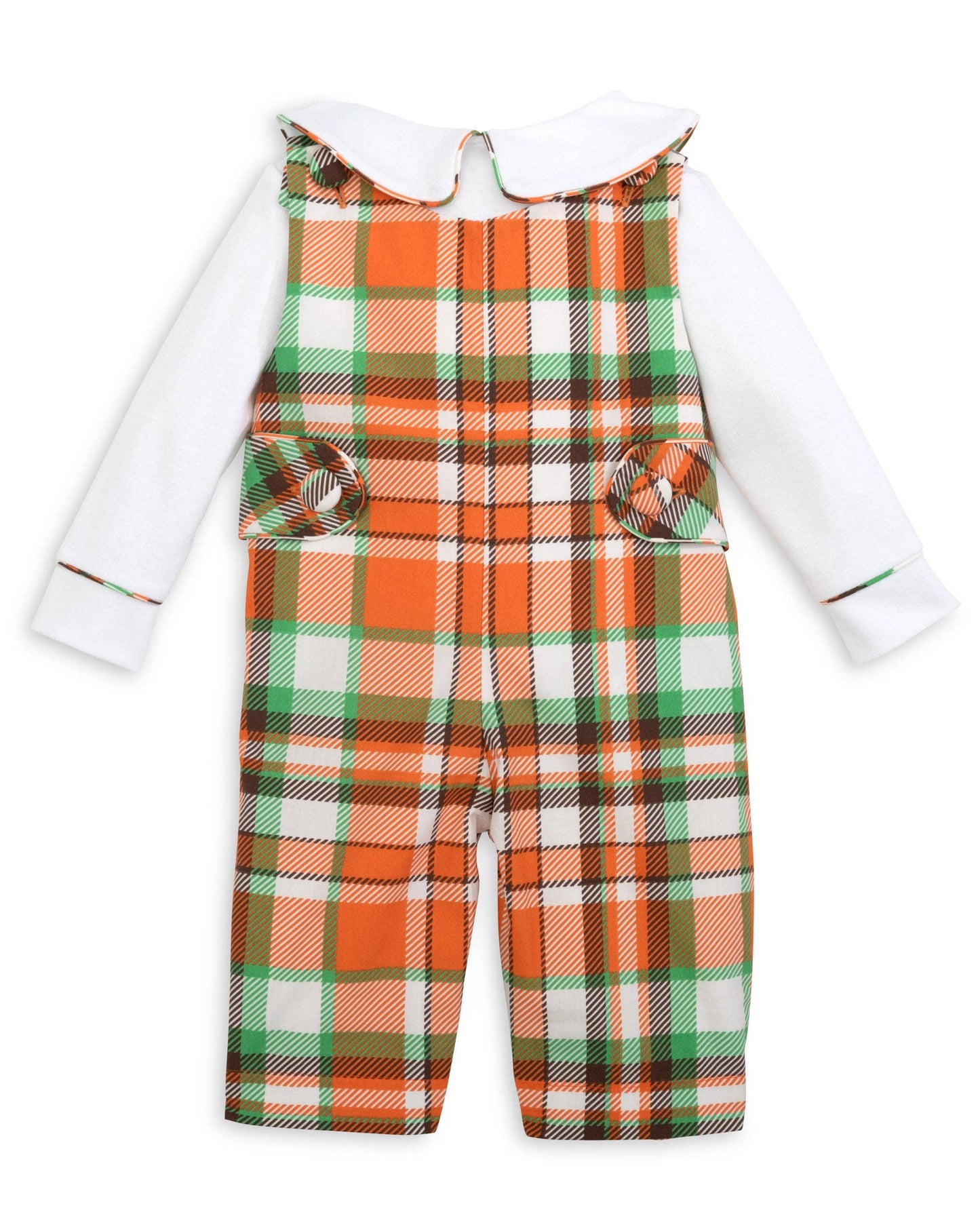 Autumn Plaid Boys' Jonjon & Knit Shirt Set