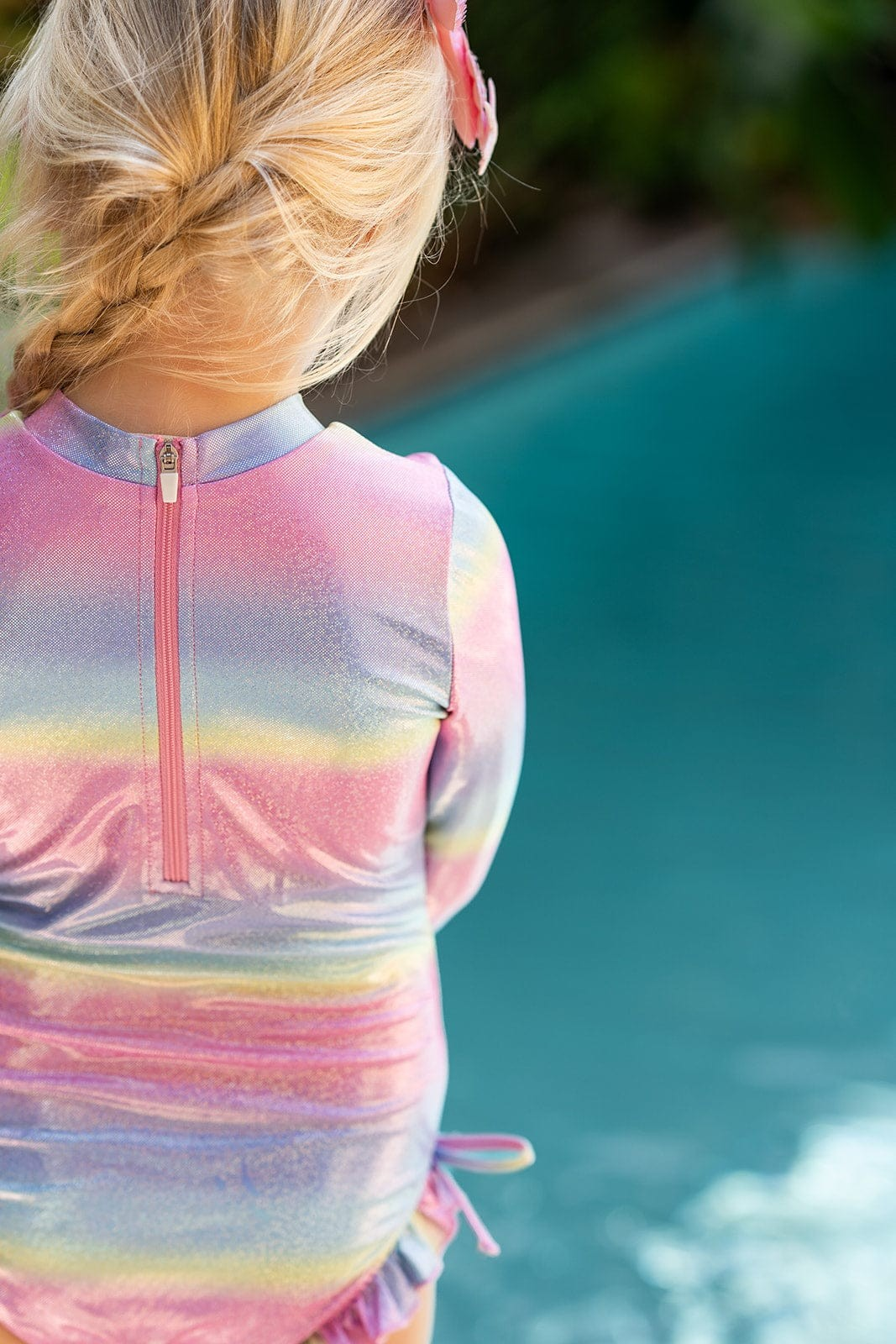 Sparkle One Piece Swim Rashguard