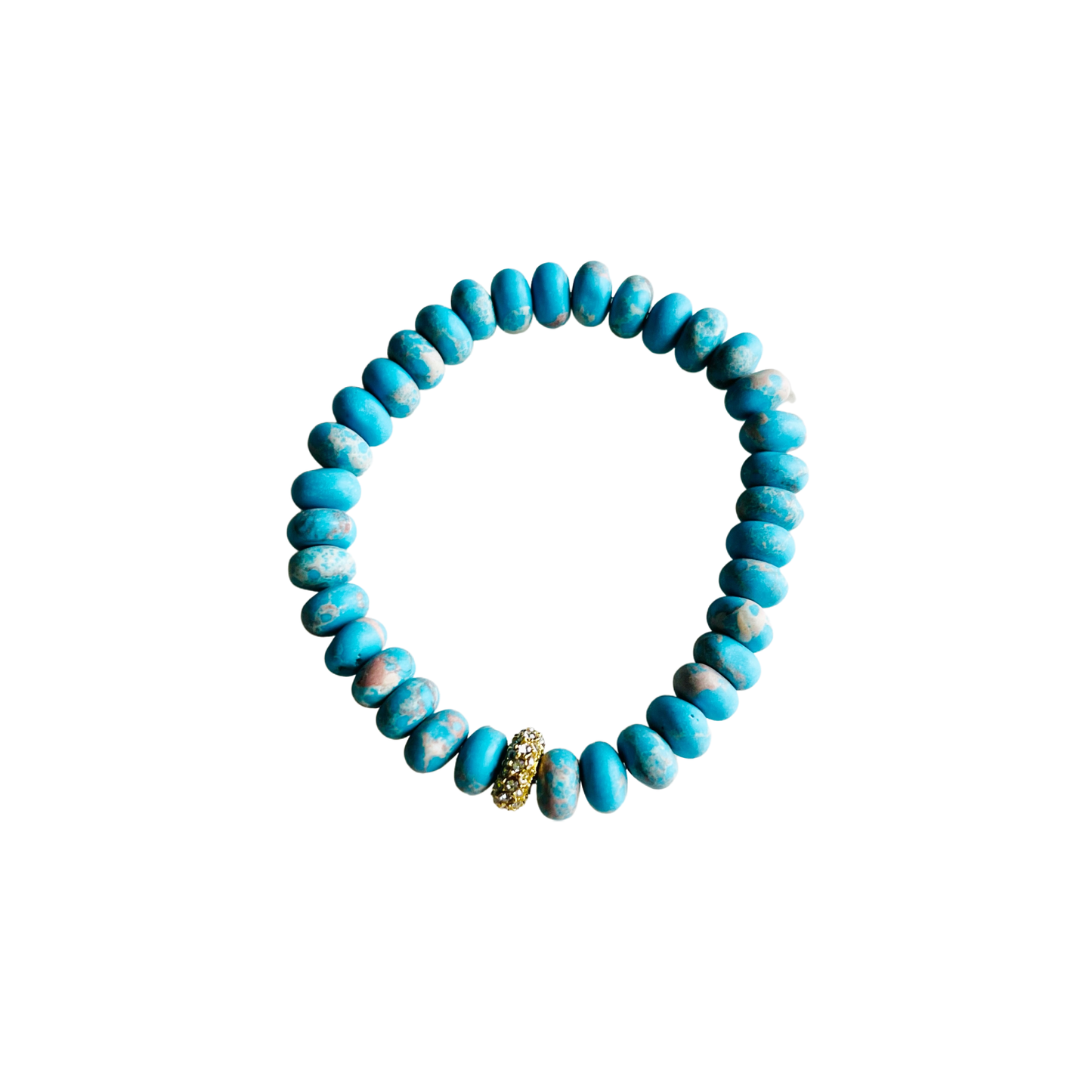 Candy Stretch Bracelet - Sea Jasper