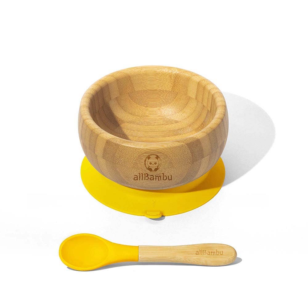 Bamboo Baby Bowl and Sippy Cup