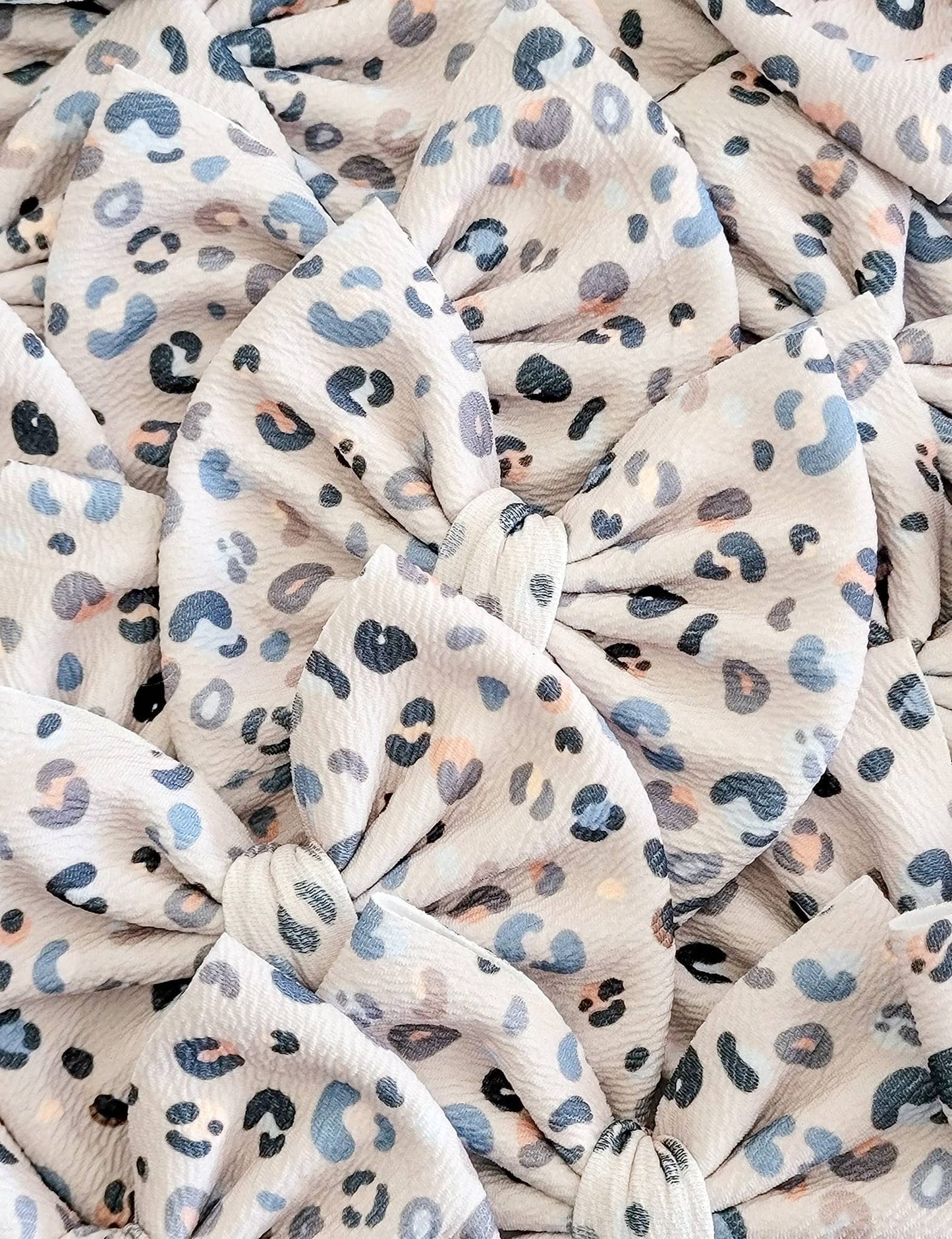 Greige Cheetah Savannah Bow