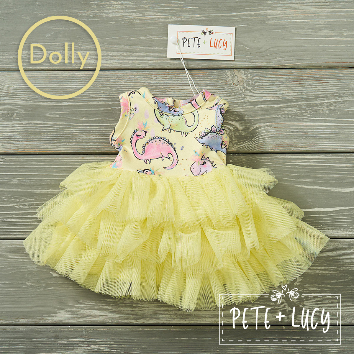 Dashing Dinos Doll Dress