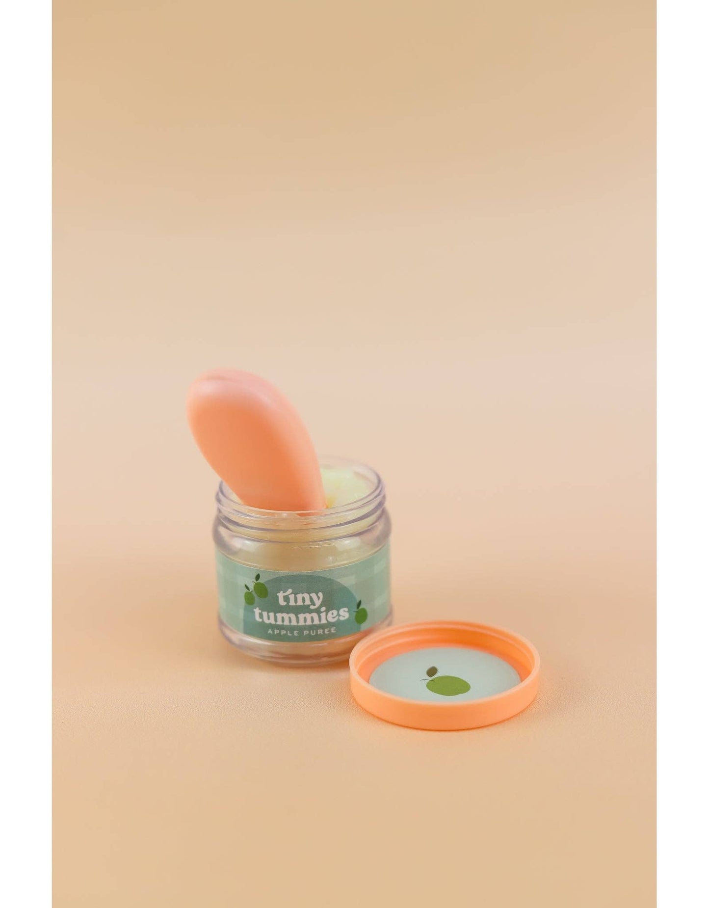 Apple jelly pretend food - Jar and spoon