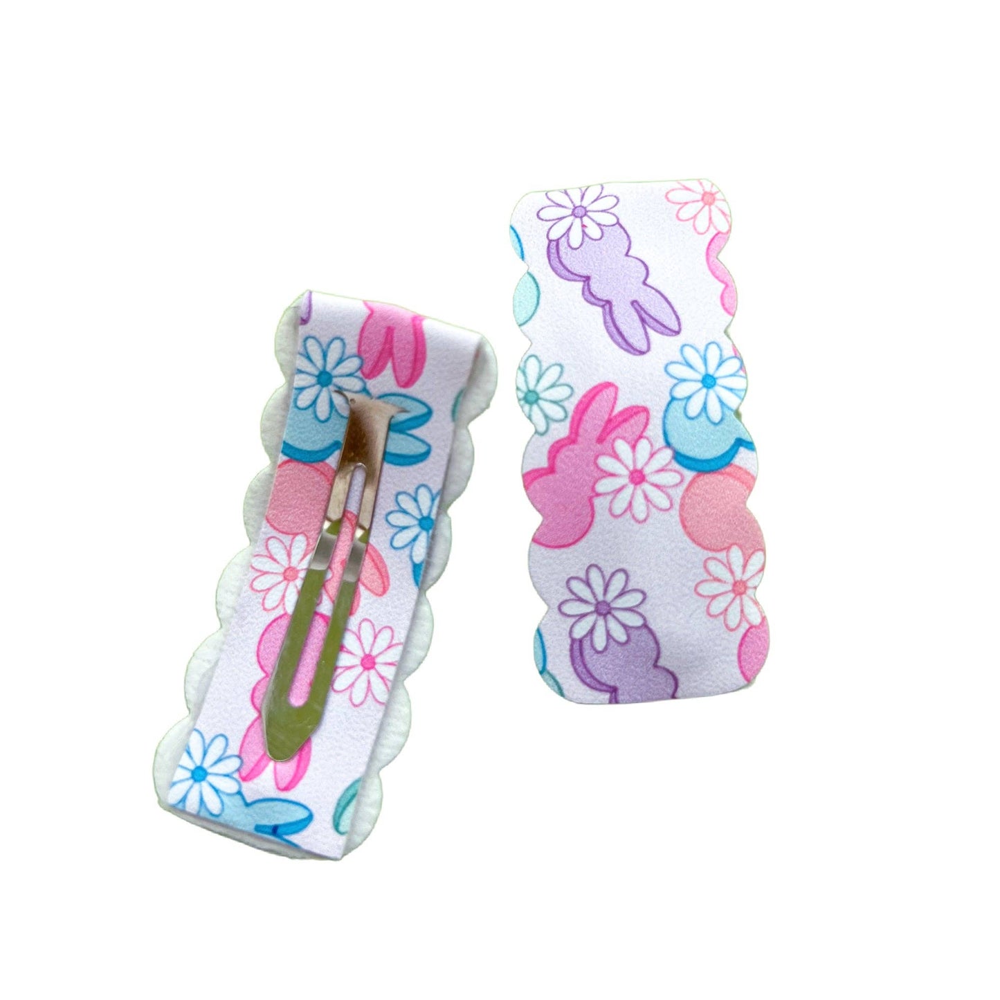 Floral Peep Snap Clip