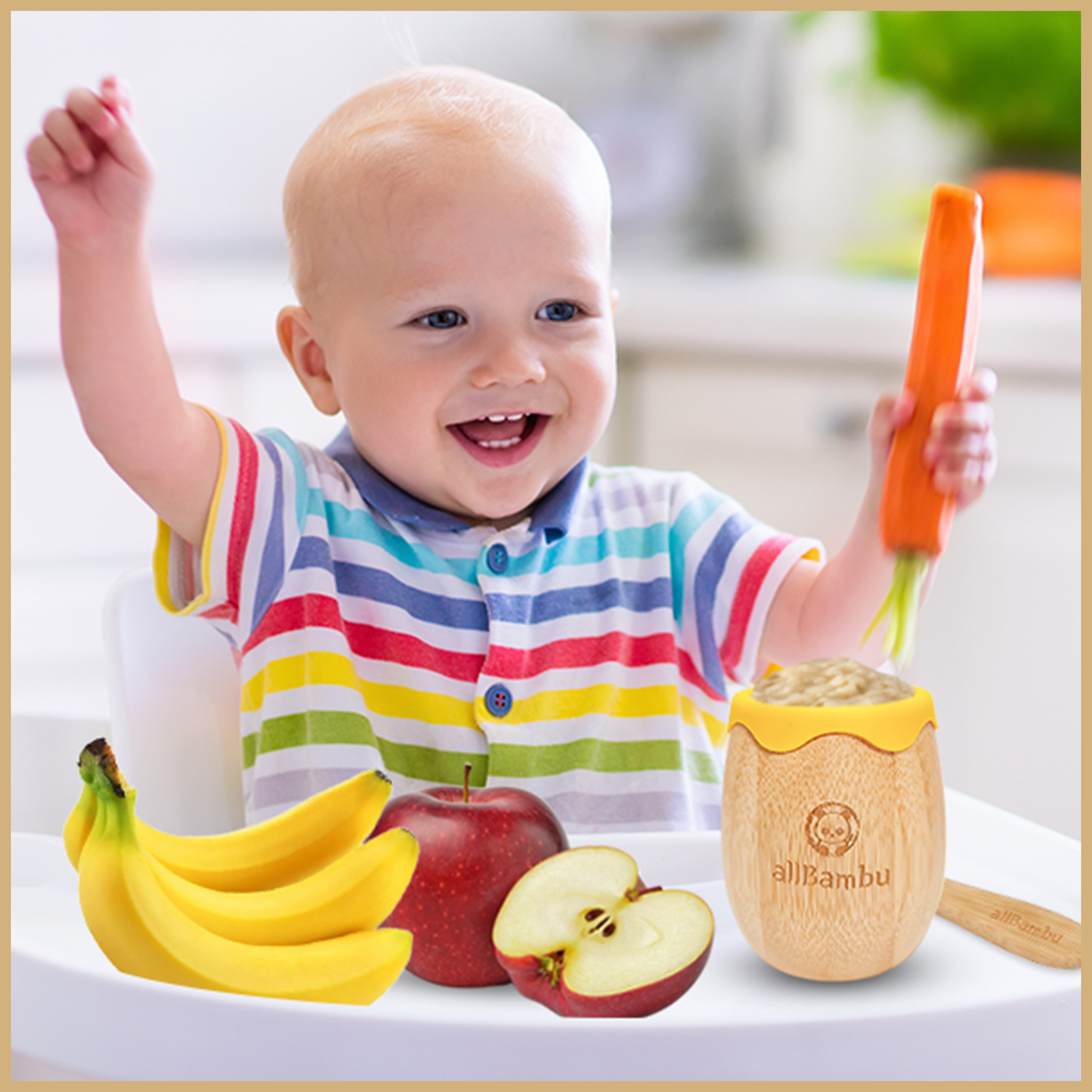 Bamboo Baby Bowl and Sippy Cup
