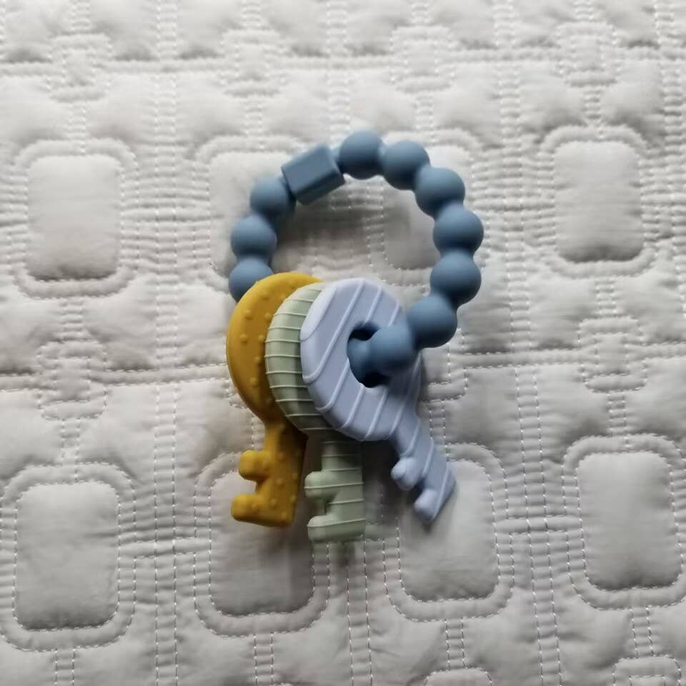 Colorful Keys Rattle Clutching & Teething Toy