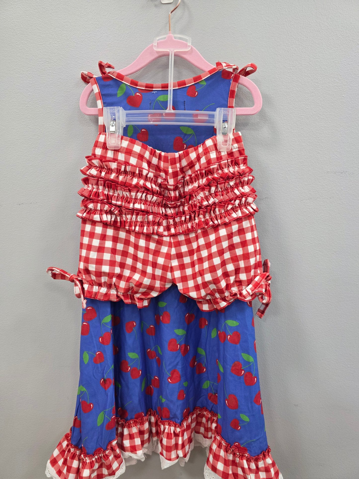 Cherries Gown with Bloomers