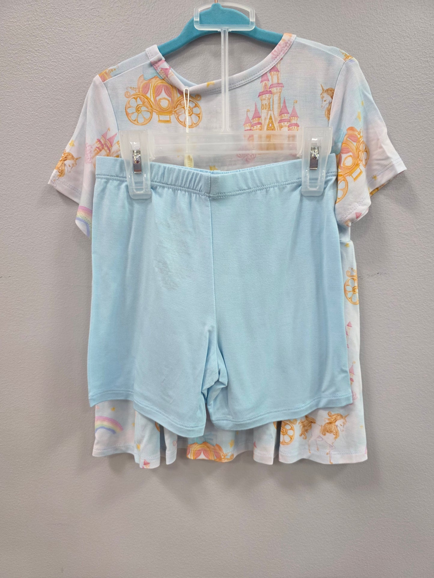 Enchanted Bamboo Short Sleeve & Shorts Peplum Set