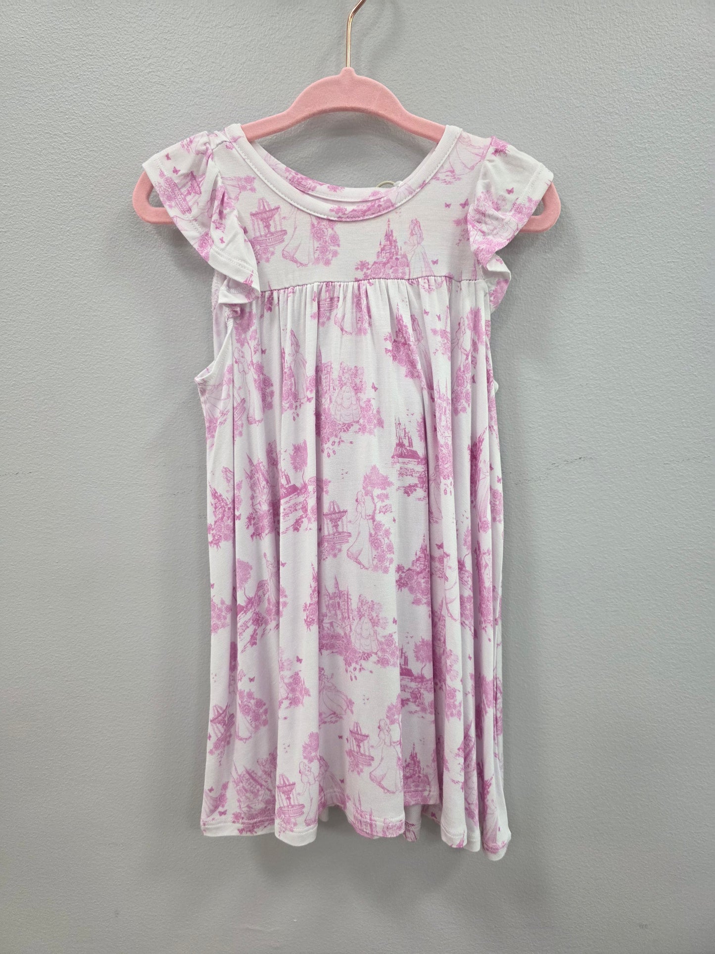 Pink Princess Rose Toile Nightgown