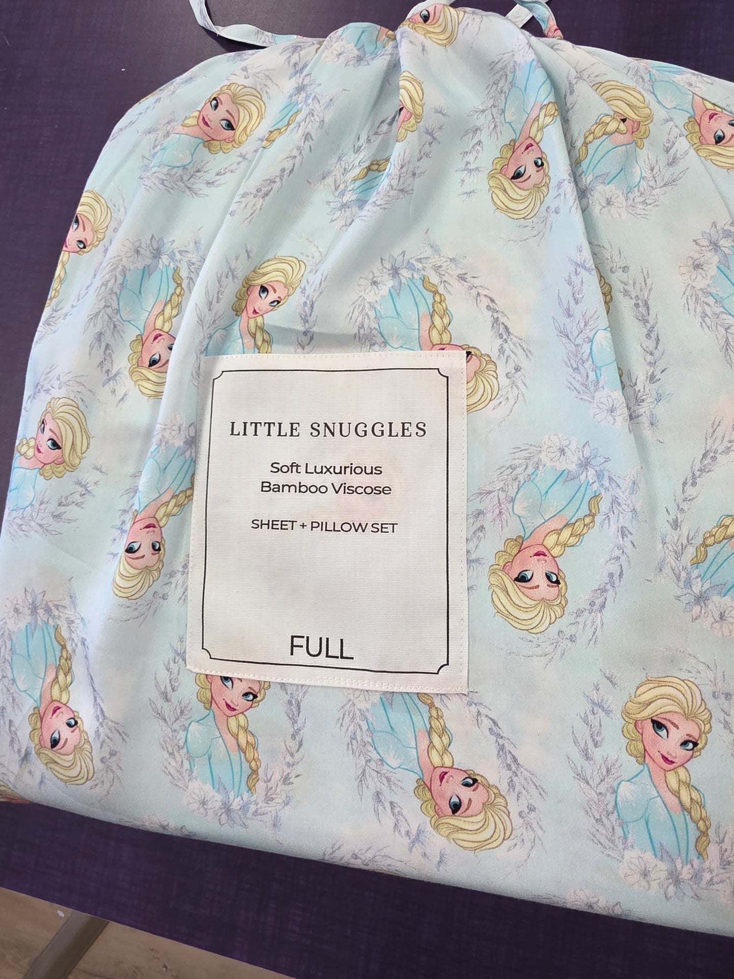 Ice Princess Bamboo Full Sheet Set