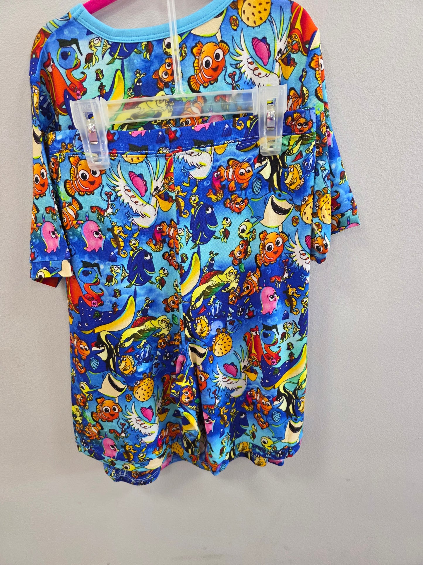 Keep Swimming Short Sleeve Loungewear