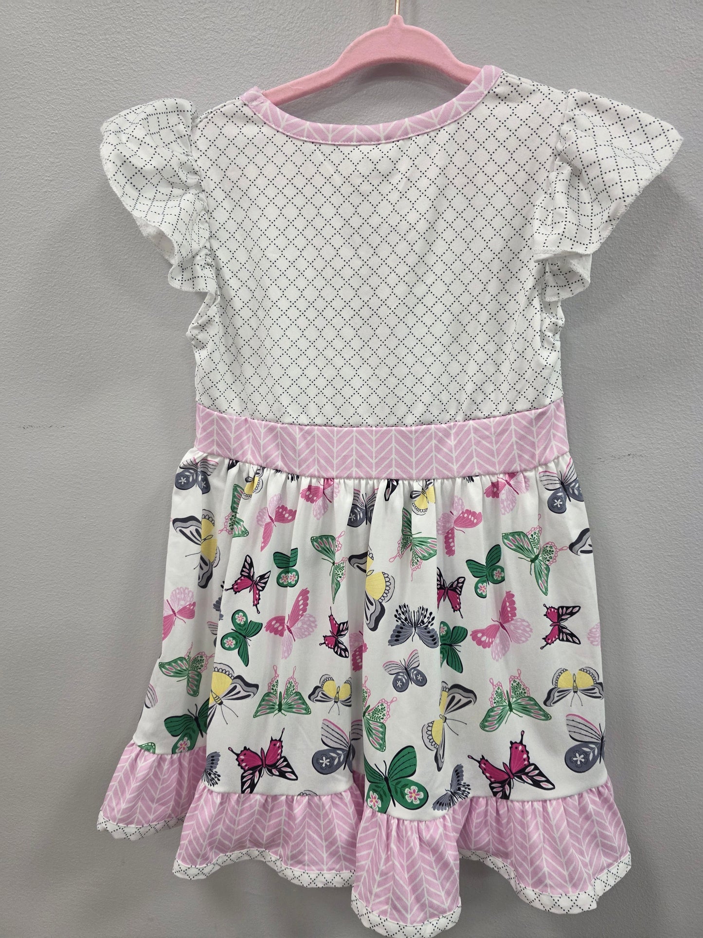Pink Butterfly Dress