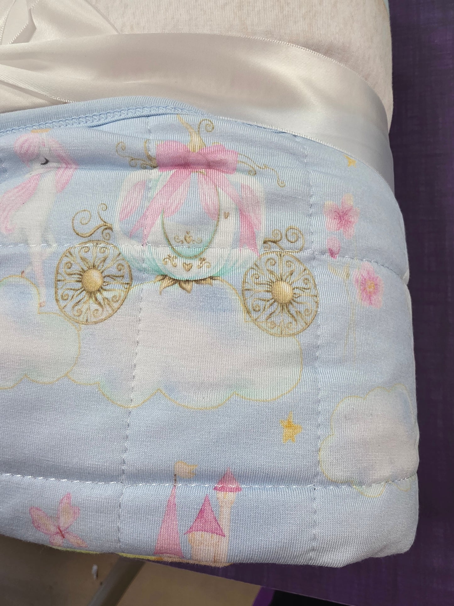 Princess Castle Double Quilted Bamboo Blanket
