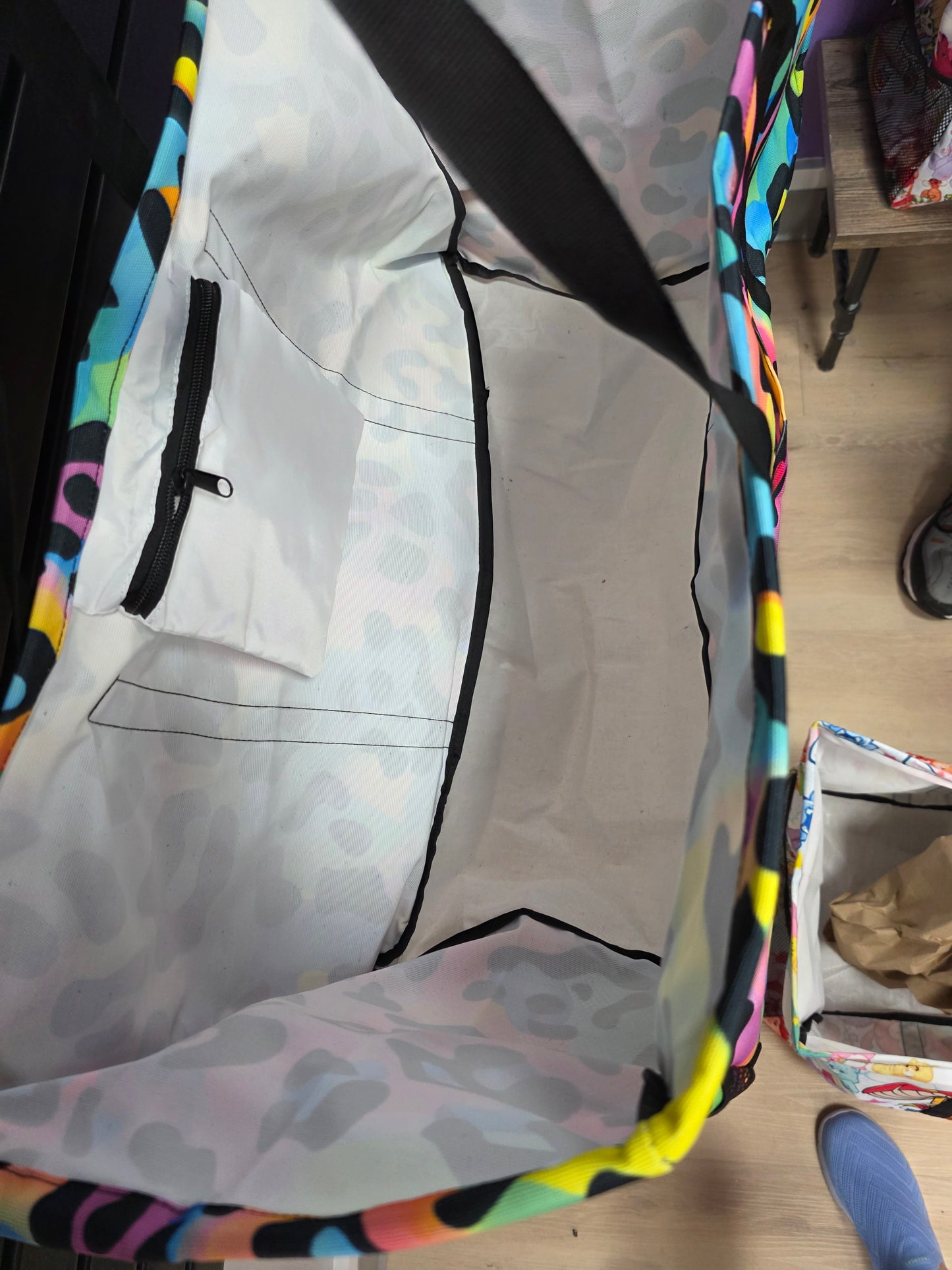 Rainbow Leopard Market Tote