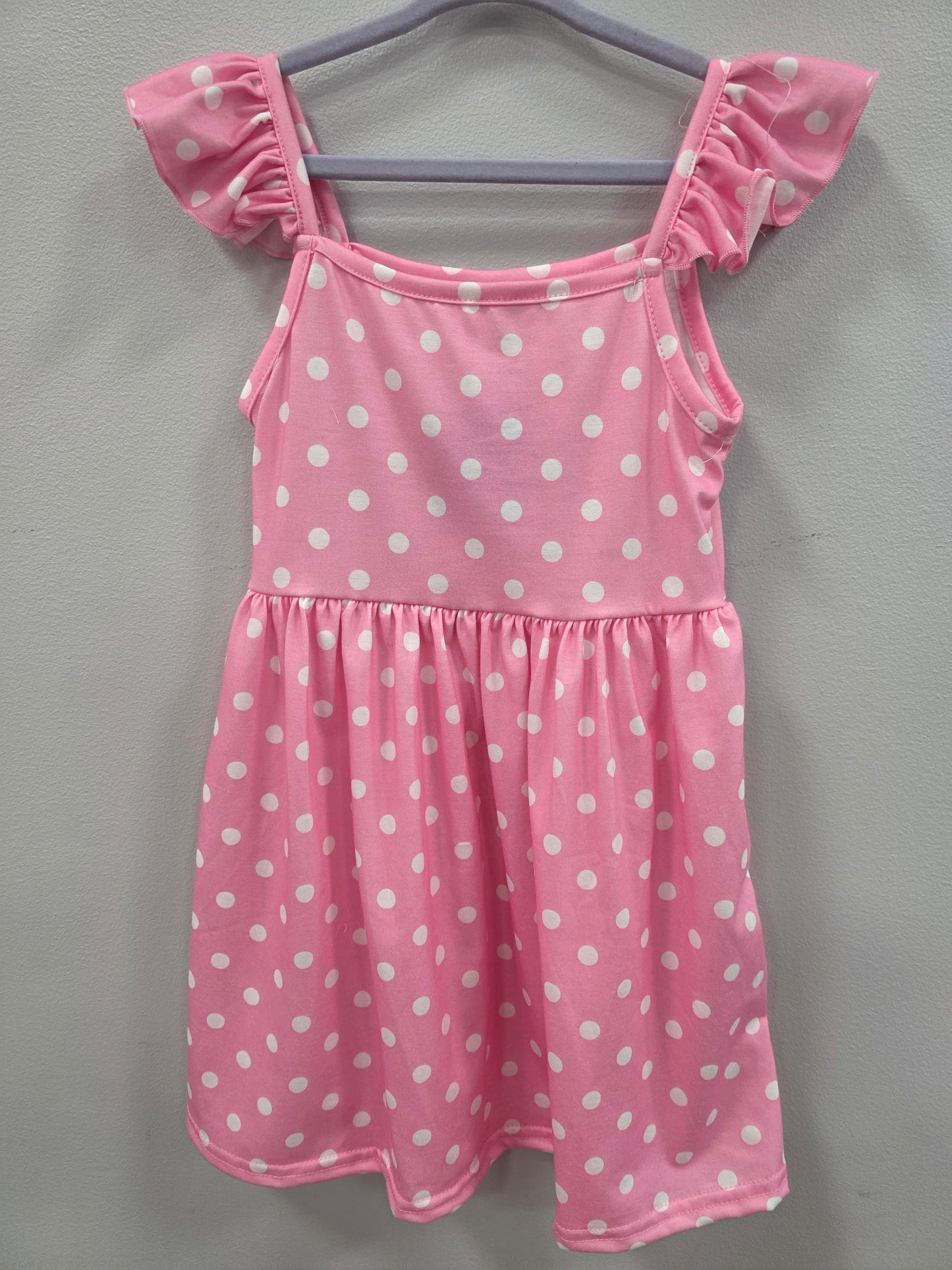 Pink Polka Dot Dress