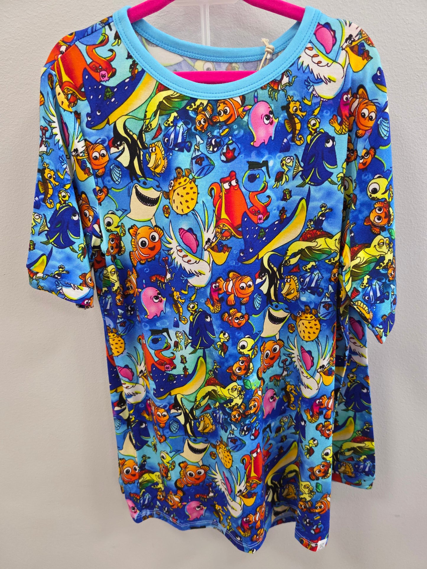 Keep Swimming Short Sleeve Loungewear