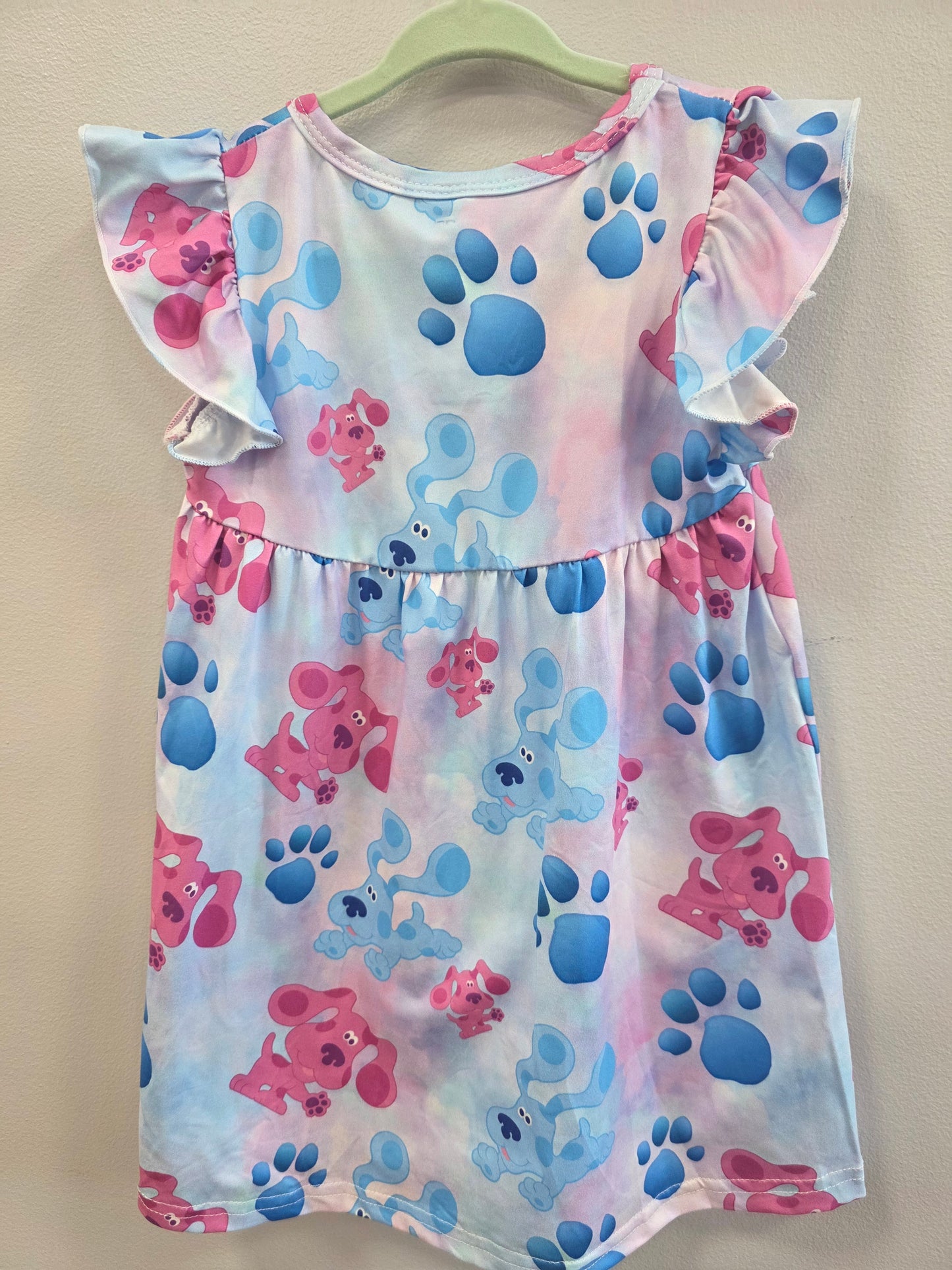Blue & Magenta Clue Dress