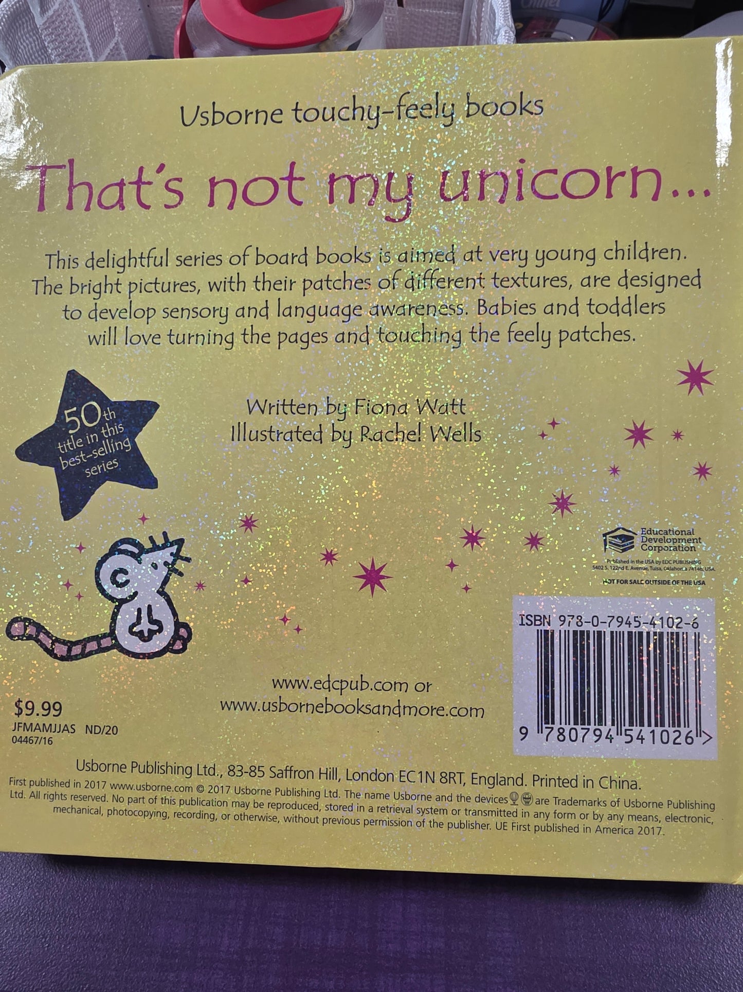 That's Not My Unicorn...It's Mane Is Too Fluffy Book