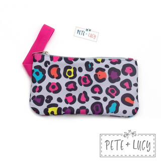 Neon Leopard Backpack 3 piece set