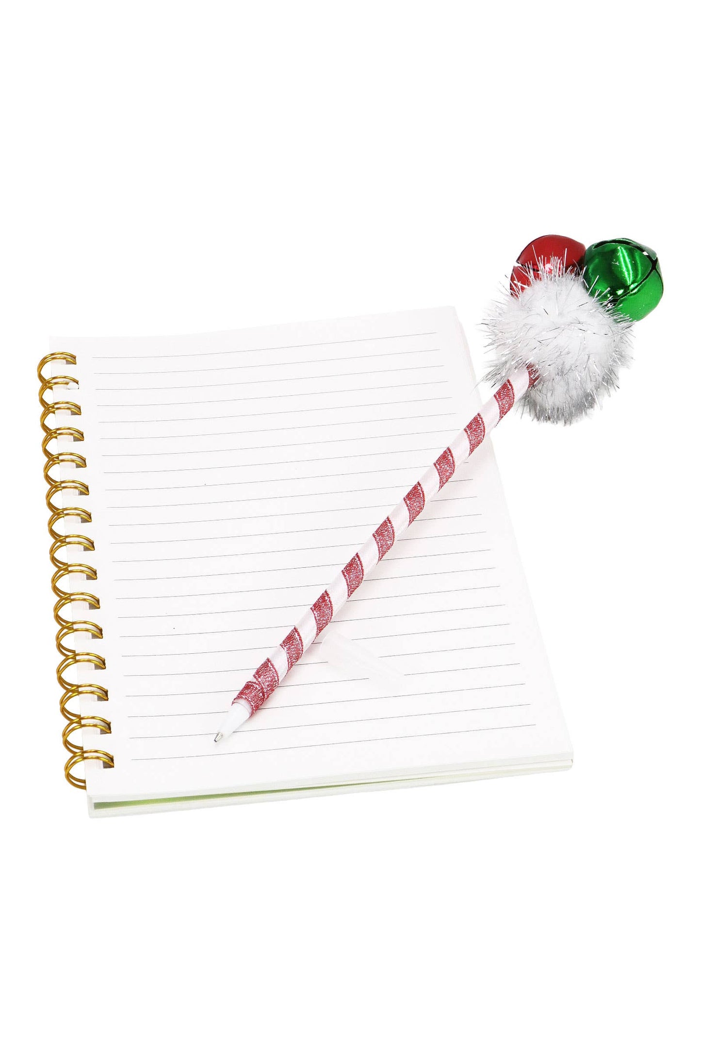 Christmas Jingle Bell Ornament Pen - 12 Pcs