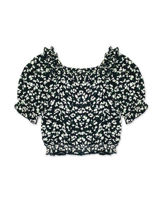 GKT-3150B Girl's Fashion Top w/ Puff Sleeve