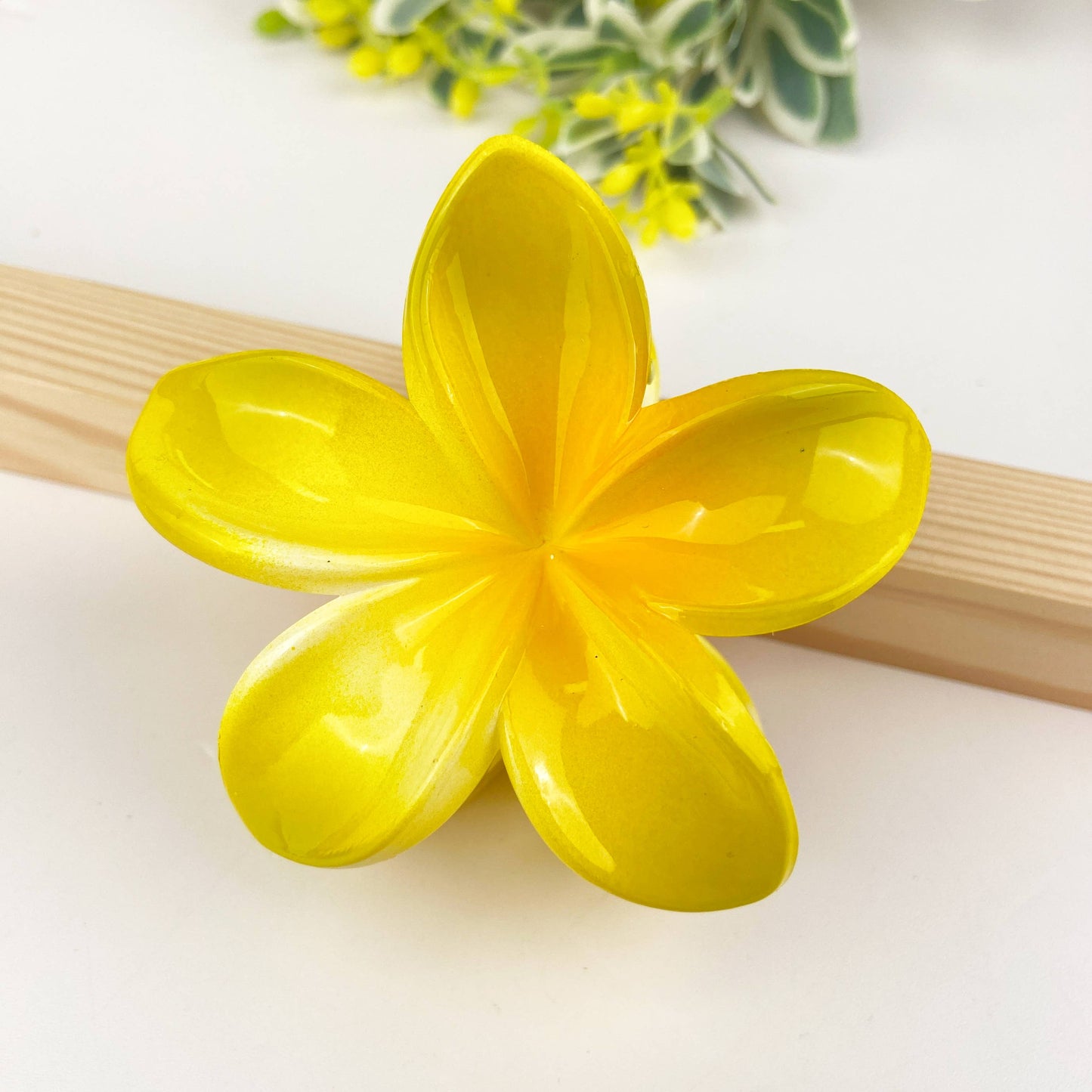 Colorful Plumeria Hair Clip - Choose Color