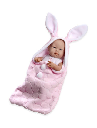17 Inch Baby Girl Doll with Bunny Bunting