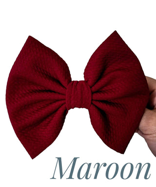 Maroon Savannah Bow