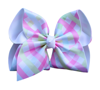Pastel Sorbet Printed Hair Bow