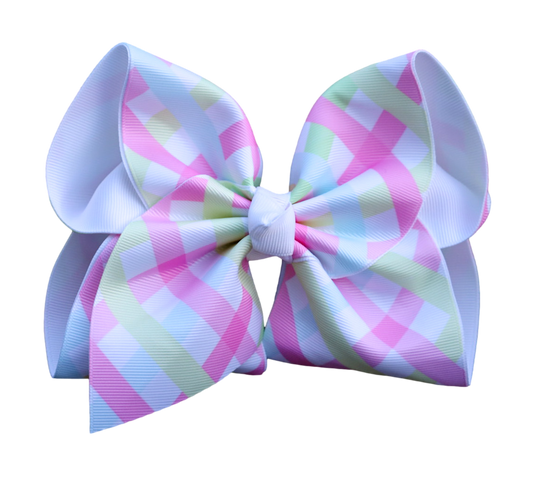 Pastel Sorbet Printed Hair Bow