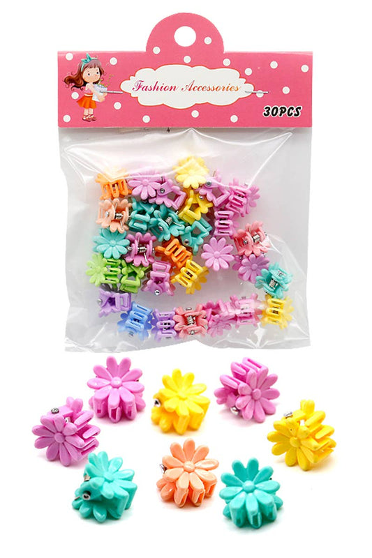 Mini Daisy Hair Claws- 30 pieces per pack