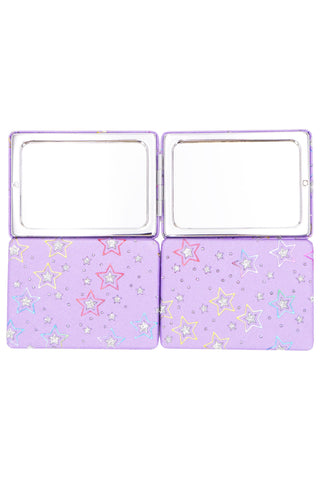 Star Glitter Rainbow Matte Compact Mirror