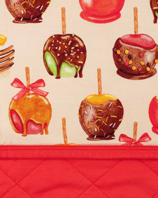Candy Apples Mini Quilted Bamboo Blanket