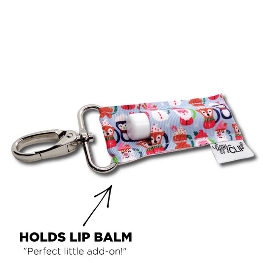 Holiday Sips LippyClip® Lip Balm Holder for Chapstick