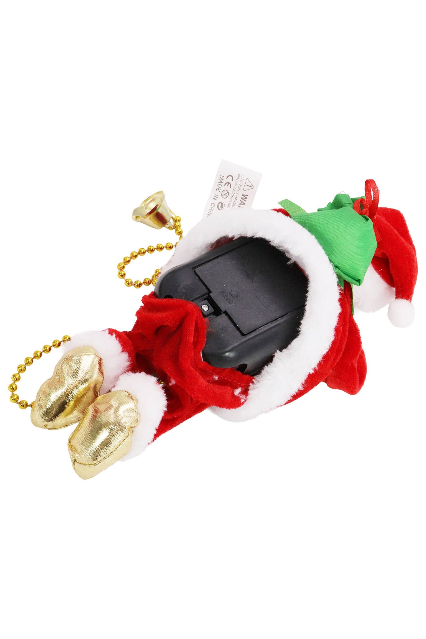 Santa Claus Climbing Music Playing Ornament