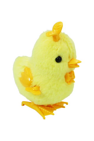 Baby Chick Soft Faux Fur Wind-Up Clockwork Toy