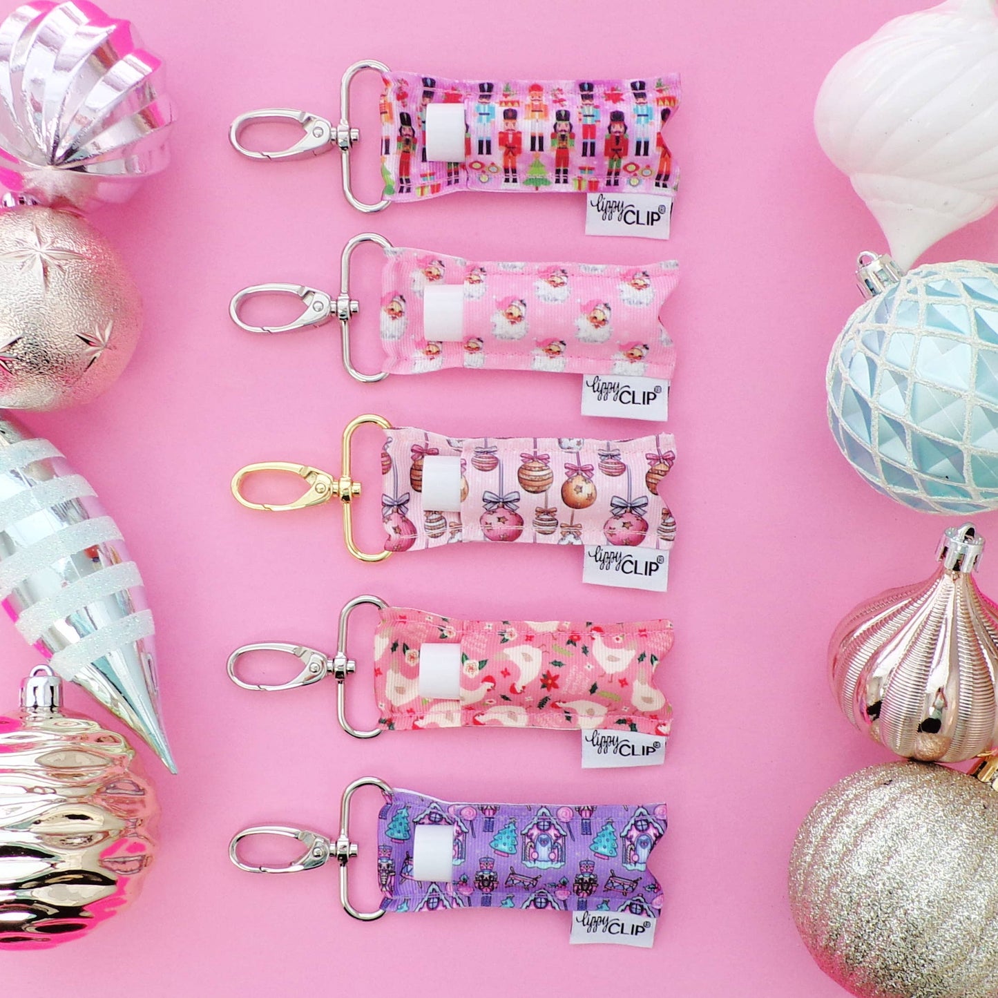 Nutcrackers and Sugarplums LippyClip® Lip Balm Holder