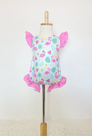 Flamingo Tutu Romper