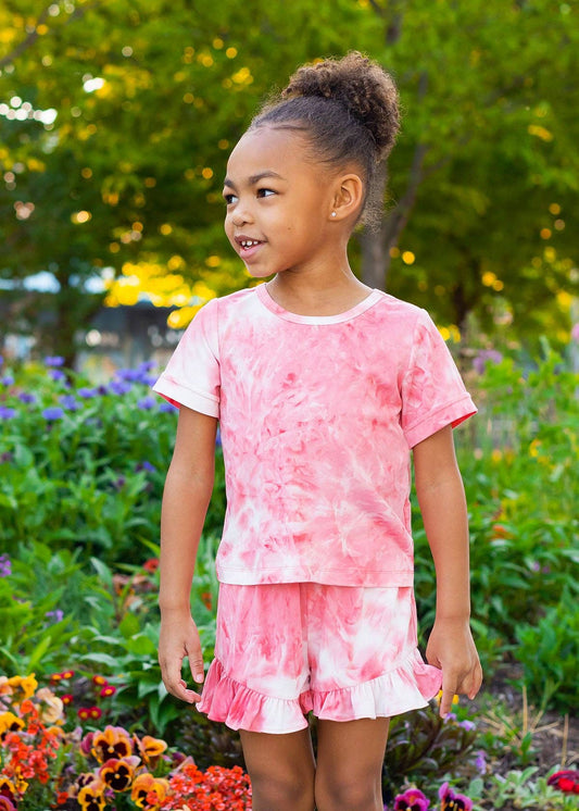 Strawberry Cloud Two Piece Short Set