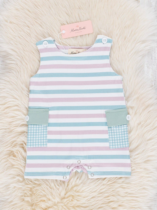 Sage Stripes Pocket Johnny