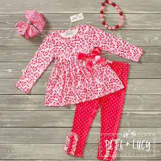 Lovely Leopard Pants Set